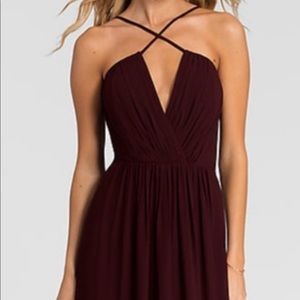 Bill Levkoff Bridesmaids Dress - Wine